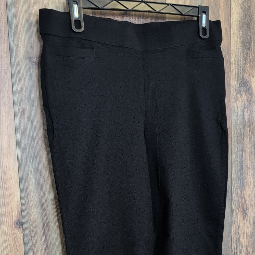 Prophecy Pull On Stretch Waist Black Women's Trousers Pants 16W C365